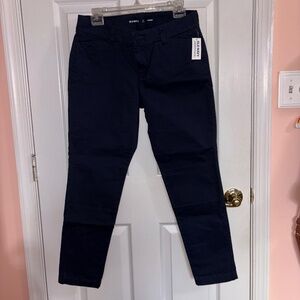 💙 Old Navy Navy Blue Skinny Chino Pants | Size 6 Petite (NWT)